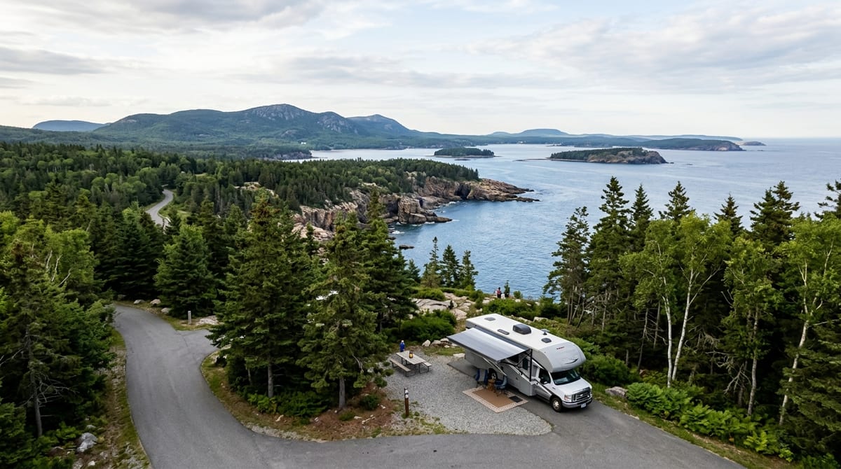 Acadia National Park RV Camping: Size Limits, Campgrounds & the Best ...