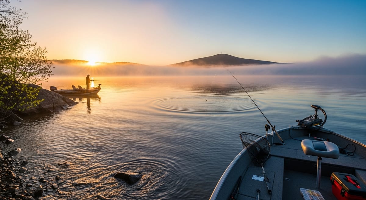 Walleye on Candlewood Peak at Dawn in April. Trout Holdovers on Barkhamsted Run Through August. CT's Most Productive Freshwater Lakes, Broken Down by Target Species.
