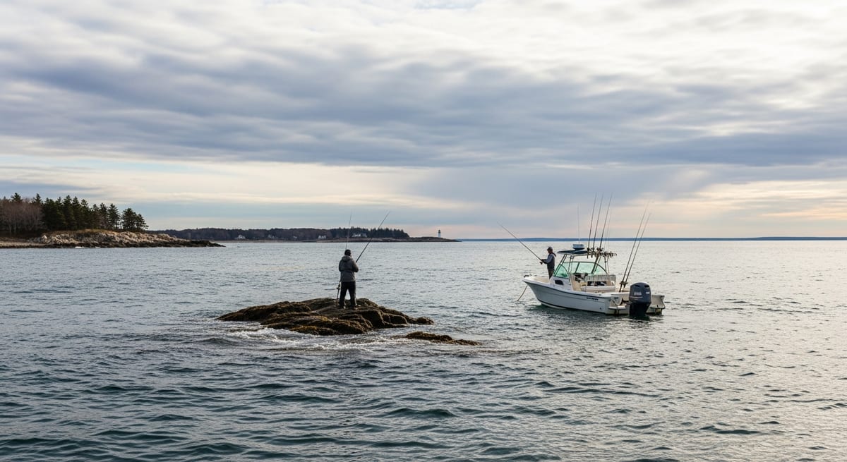 Long Island Sound Sea Bass Stage on Nearshore Reefs Weeks Before Most CT Anglers Target Them. What Regulars at Race Rock, Bartlett Reef, and the Norwalk Islands Report About Timing, Bottom Rigs, and the Season's Two Best Windows