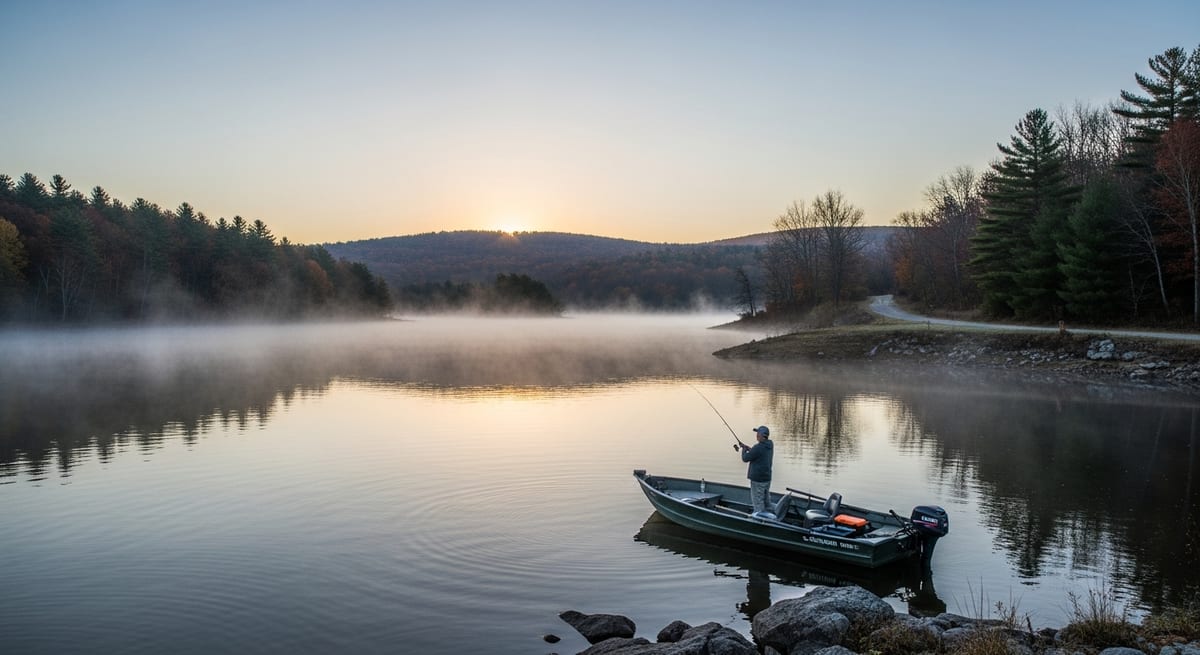 Connecticut Reservoir Fishing: Access, Species, and Tactics