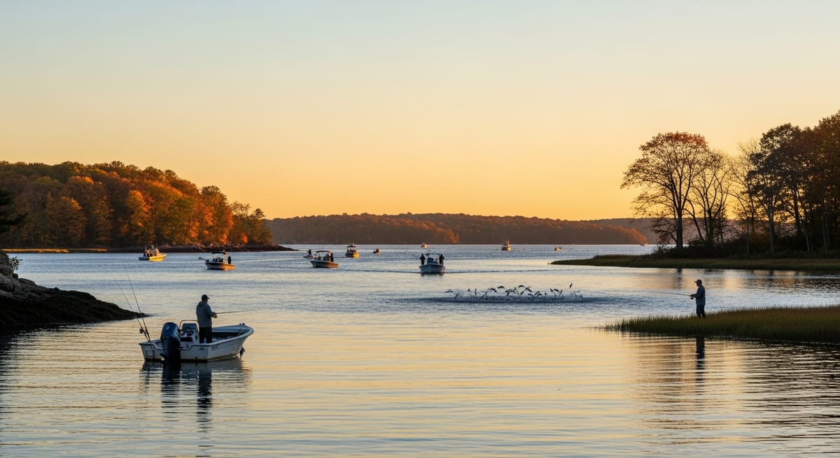 October Stacks the Blackfish Opener, Peak Striper Migration, and the Last CT Bass Window Into the Same Three Weeks — Most Anglers Only Show Up for One