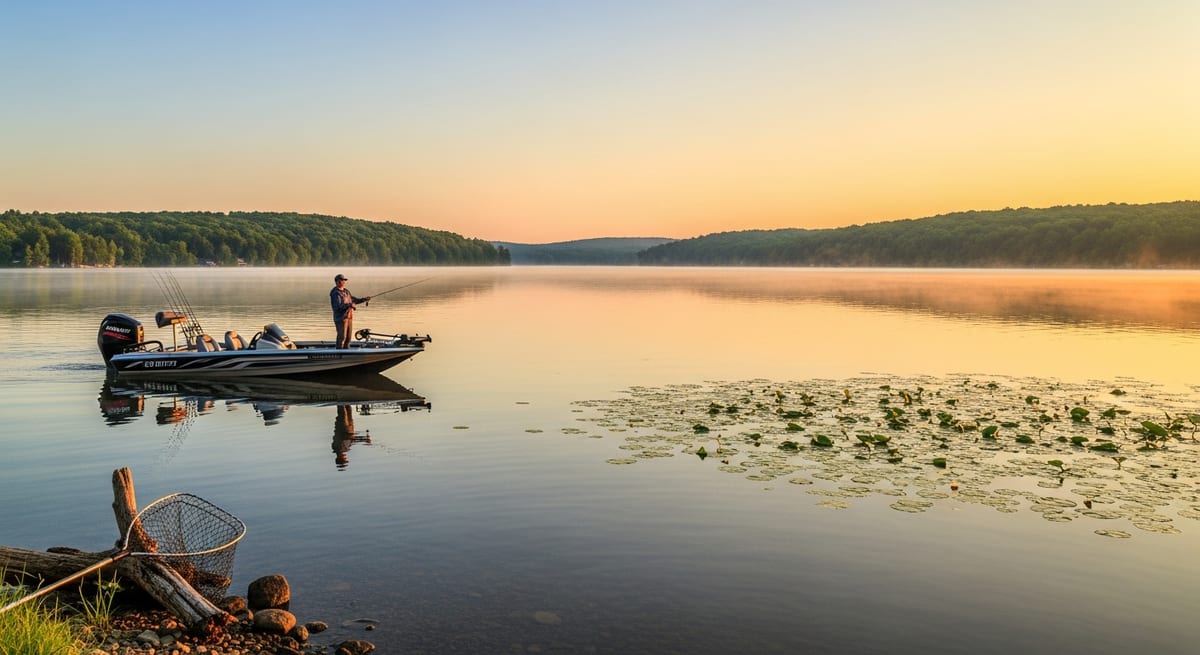 Fishing Bantam Lake: Connecticut's Premier Bass and Trout Lake