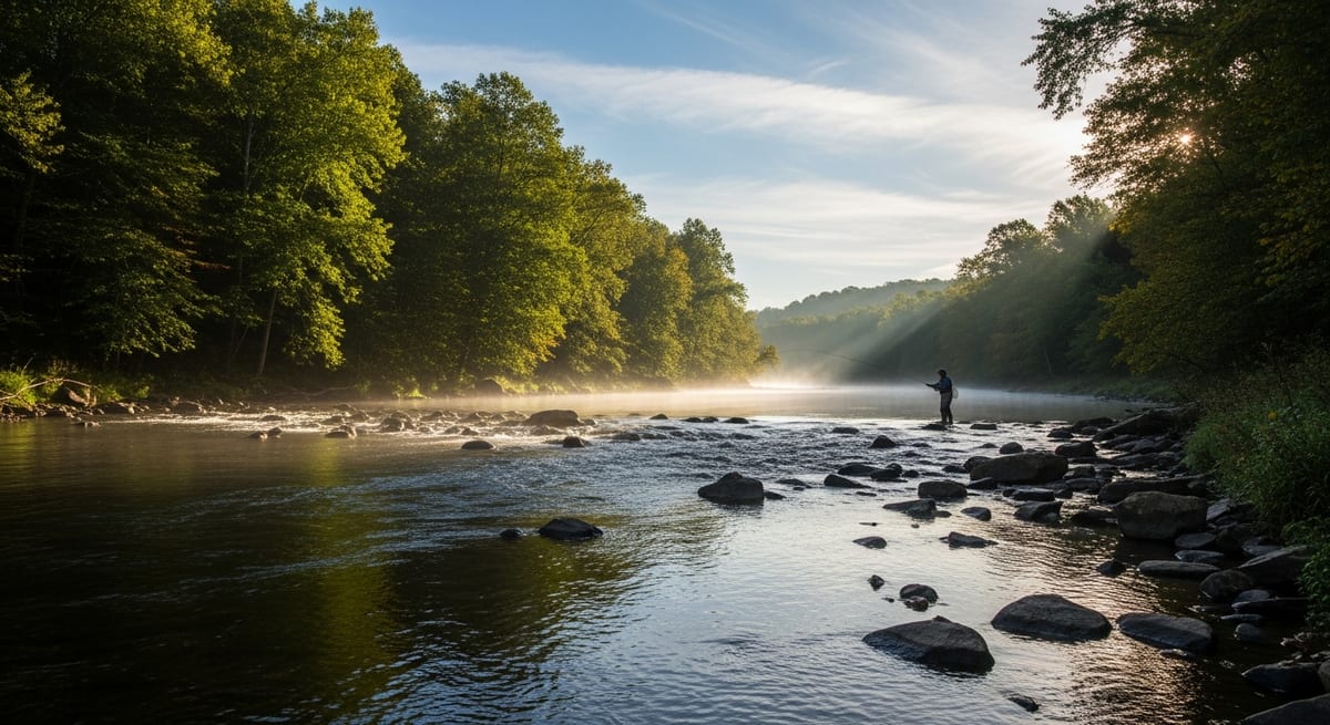 CT Fly Anglers at Riverton, the Route 44 Pools, and the Hogback Tailwater Corridor Report Wild Browns on Dam-Timed Flows Year-Round. What DEEP 2025-2026 Freshwater Regulations, Wild Trout Survey Records, and Farmington River TMA Regulars Reveal About Matching Hatches on Connecticut's Cold-Water Tailwater