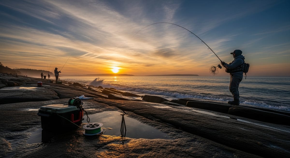 CT Shore Casters at Watch Hill, Niantic Bay, and the LIS Surf Report Braid-to-Leader Connections Fail Mid-Run More Often Than Terminal Knots — What LIS Shore Communities, Farmington TMA Guides, and CTFA Bench Sessions Reveal About the Five Knot Connections CT Anglers Actually Reach For