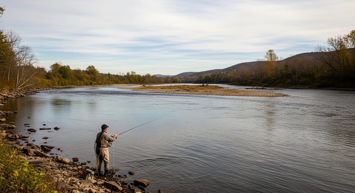 The Housatonic Brown Trout Section Gets the Traffic. What's Below Stevenson Dam — and Below Derby — Doesn't See Nearly as Many Rods.
