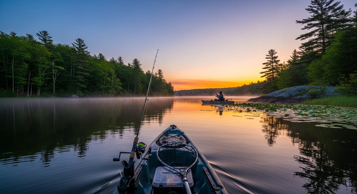 CT Kayak Anglers Fish the Coves and Dock Lines That Powerboats Blow Past. What Community Reports From Candlewood, Lake Lillinonah, and Bantam Lake Reveal About Quiet-Approach Bass Fishing in Connecticut