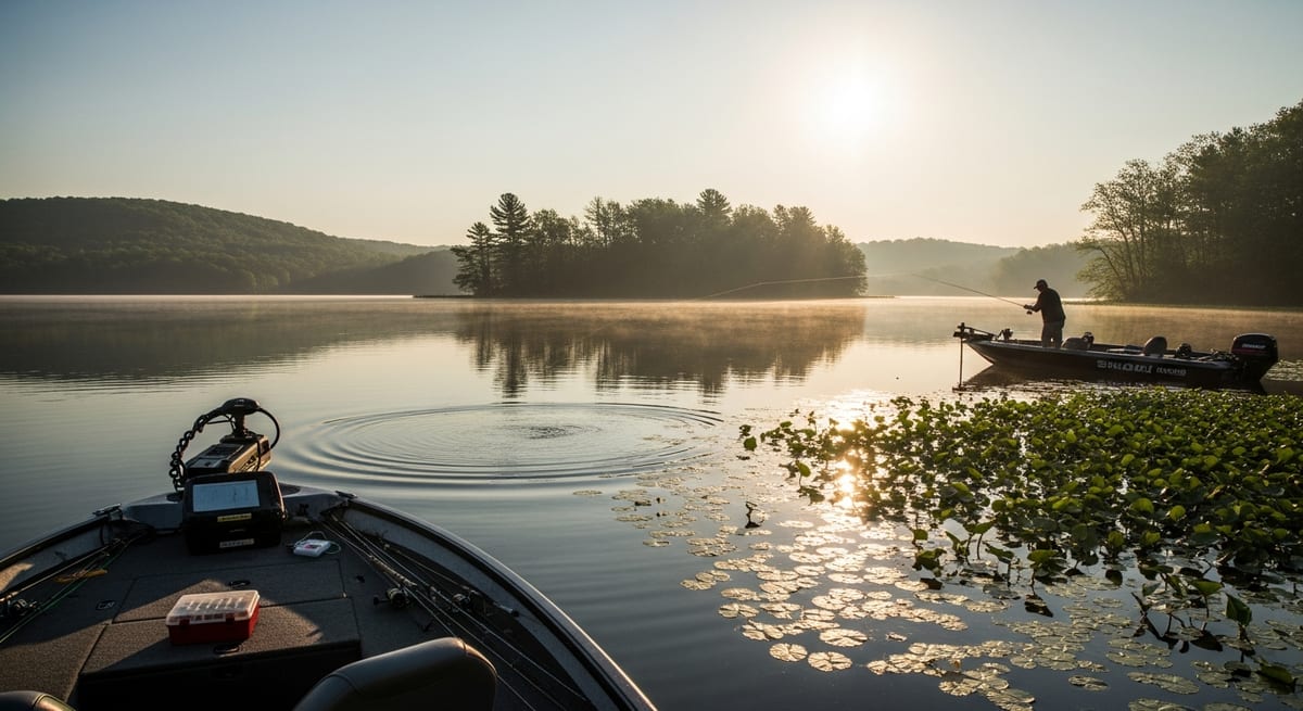 CT Impoundment Bass Don't All Spawn at Once. What Candlewood, Bantam, and Moodus Anglers Report About the Phased Spring Window, Pre-Spawn Staging, and the DEEP Regulations That Apply to Bedding Fish