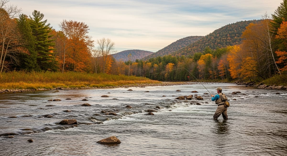 CT Trout Regulars on the Farmington, Housatonic, and Willimantic Report That Seams and Riffle Tails Hold Active Fish After Stocked Trout Redistribute Out of Main Pools Within the First Week. What DEEP Stocking Records, TMA Boundary Maps, and CT Fly Fishing Communities Reveal About Reading Moving Water