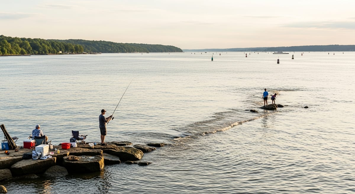 CT Harbor Regulars Report the Snapper Blitz Peaks in the First 90 Minutes of Incoming Tide, Not All Afternoon. What Niantic Bay, New Haven Harbor, and Connecticut River Mouth Communities Reveal About the July through September Window, Shore Access Points, and DEEP Regulations for Juvenile Bluefish
